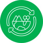 Recycled content icon