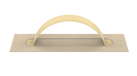 Bamboo Style Paper Handle w/ Kraft Base